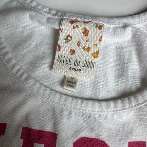 Belle Du Jour White Kitty Cat Graphic Tank Top - Picture 2 of 4